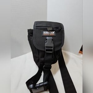 Seibertron Tactical Utilities  Leg Bag Black Hiking Outdooe